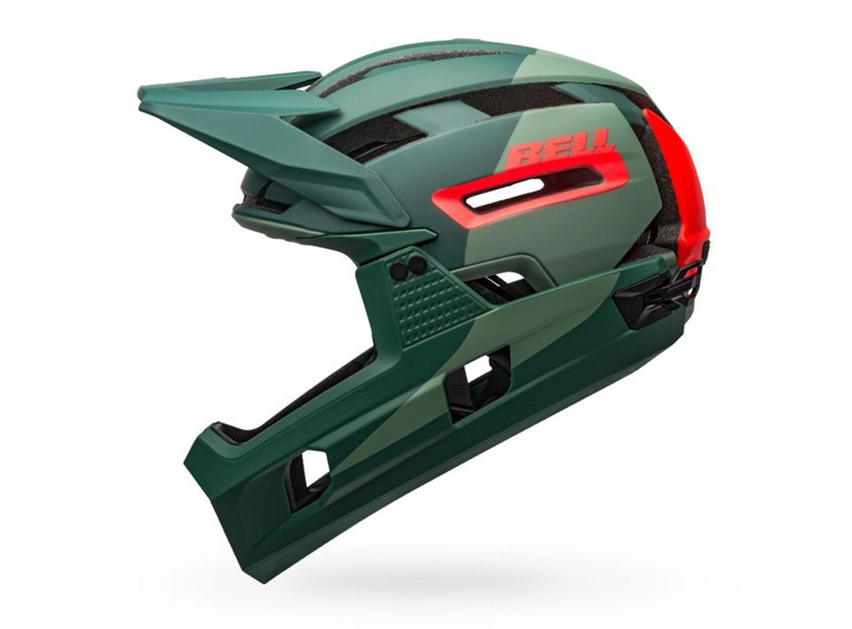 bell air r helmet Bell Super Air R MIPS Helmet Matte/Gloss Green/Infrared, M