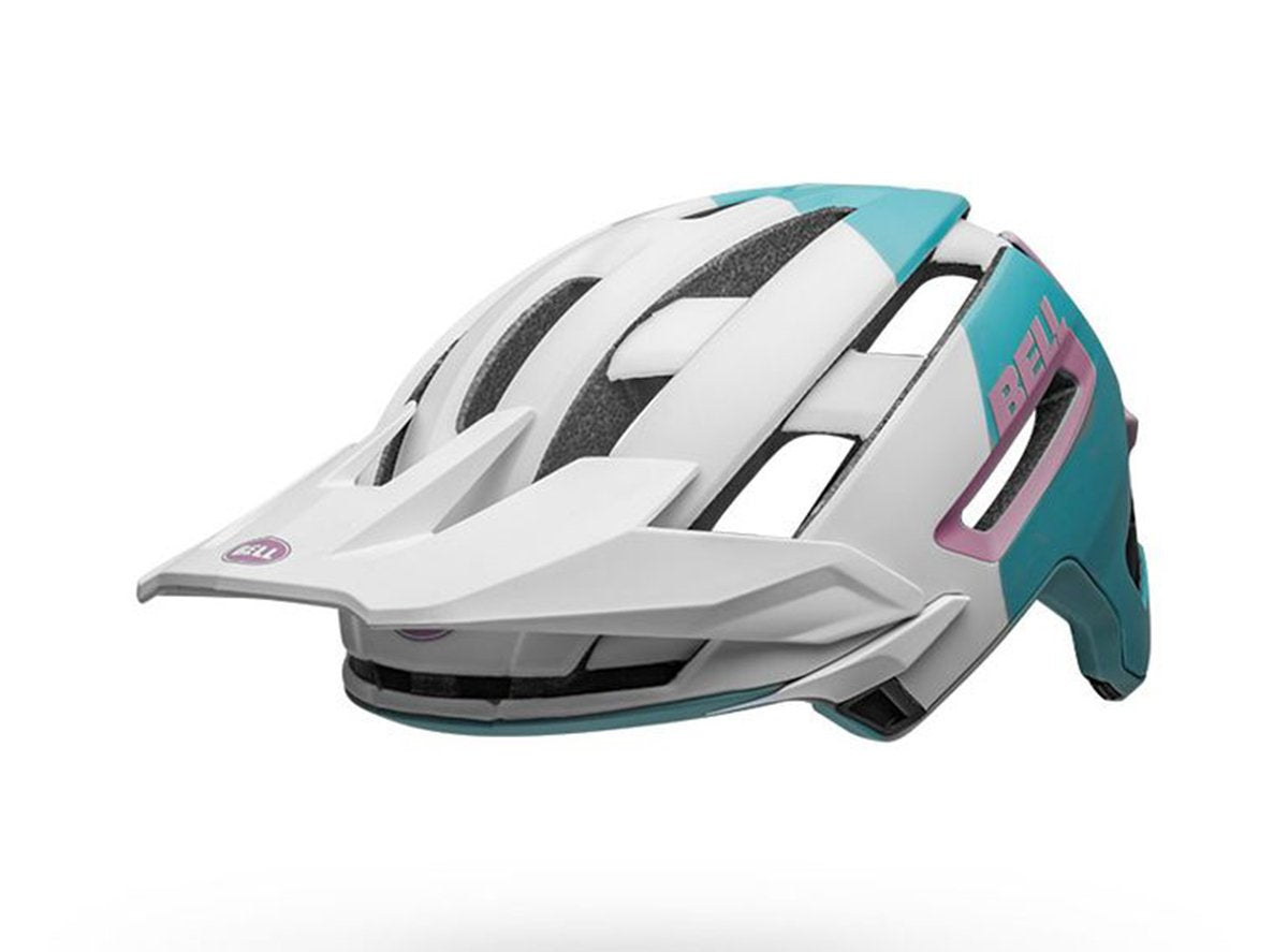 Bell Super Air MIPS MTB Helmet - Matt Gloss White-Purple - 2020 Matt Gloss White - Purple Small 