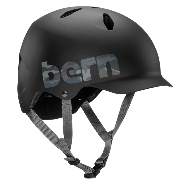 Bern Bandito EPS Helmet - Youth - Matt Black-Camo Logo Matt Black - Camo Logo Small/Medium 