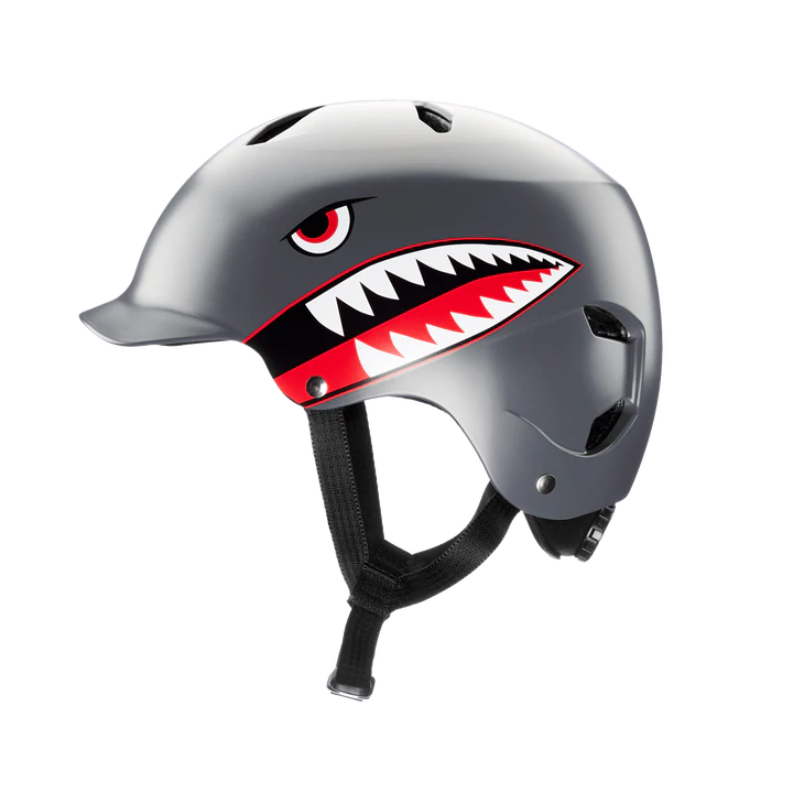 Bern Bandito EPS Helmet - Youth - Satin Gray Flying Tiger