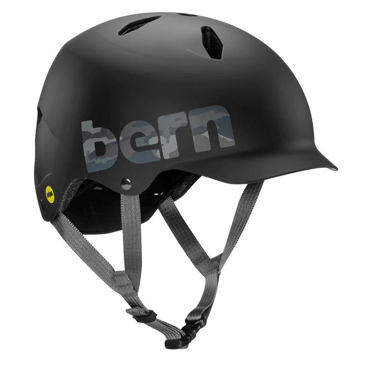 Bern Bandito EPS MIPS Helmet - Youth - Matt Black-Camo Logo Matt Black - Camo Logo Small/Medium 