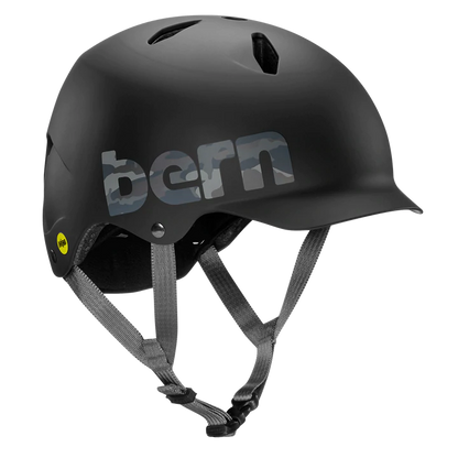 Bern Bandito EPS MIPS Helmet - Youth - Matt Black-Camo Logo Matt Black - Camo Logo Small/Medium 