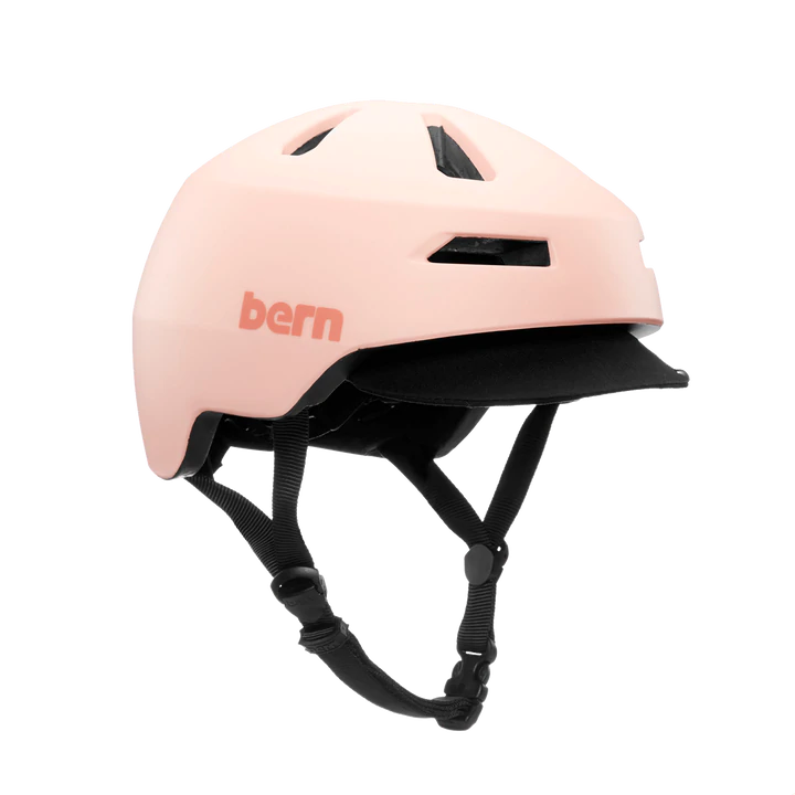 Bern Brentwood 2.0 Helmet with Visor - Matt Blush Matt Blush Small 