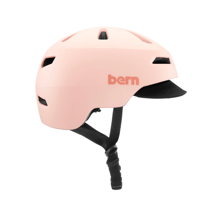 Bern Brentwood 2.0 Helmet with Visor - Matt Blush