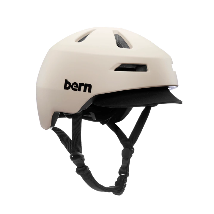 Bern Brentwood 2.0 Helmet with Visor - Matt Sand Matt Sand Small 