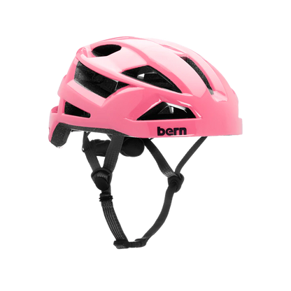 Bern FL-1 Libre Helmet - Satin Hot Pink Satin Hot Pink Small 