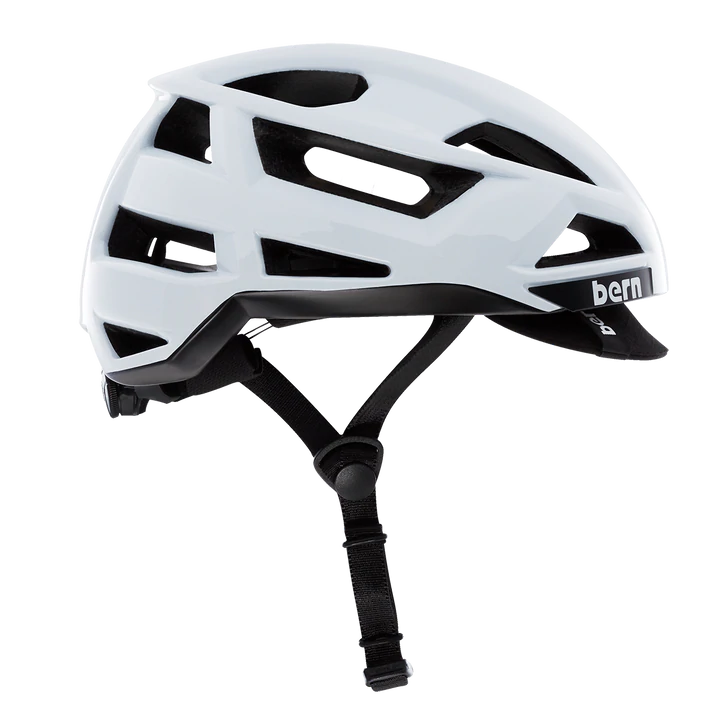 Bern FL-1 Pave MIPS Helmet with Visor - Gloss White