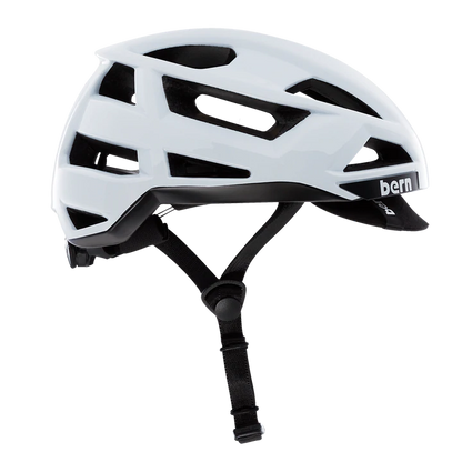 Bern FL-1 Pave MIPS Helmet with Visor - Gloss White