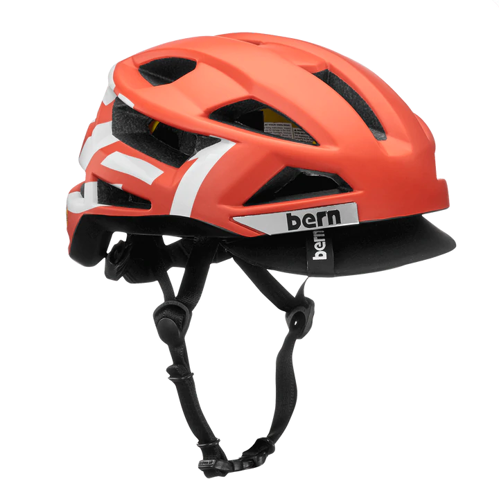 Bern FL-1 Pave MIPS Helmet with Visor - Matt Red Type Matt Red Type Small 