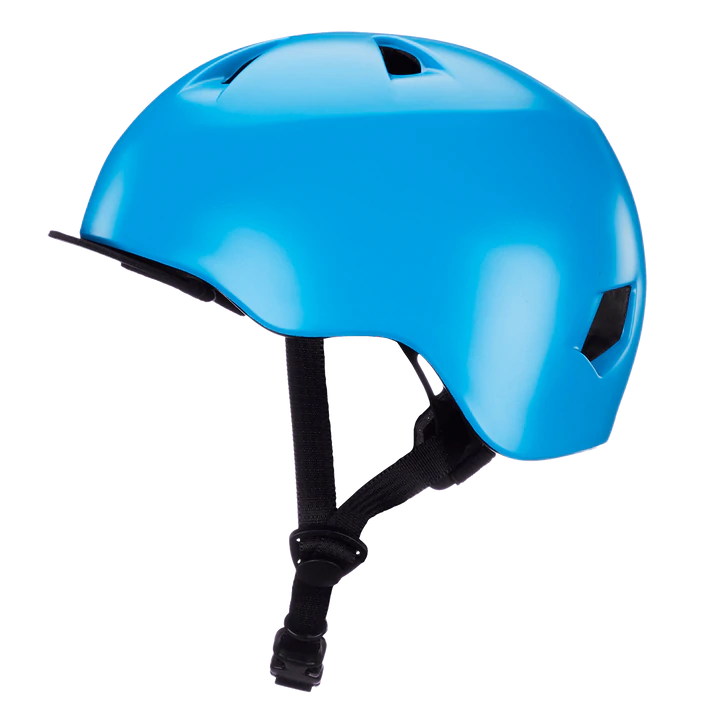 Bern Tigre Helmet with Visor - Youth - Satin Cyan Blue