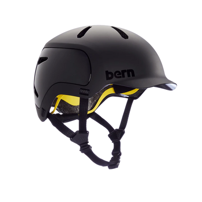 Bern Watts 2.0 Helmet - Matt Black Matt Black Small 