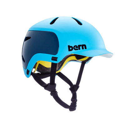 Bern Watts 2.0 MIPS Helmet - Matt Ocean Blue Matt Ocean Blue Small 