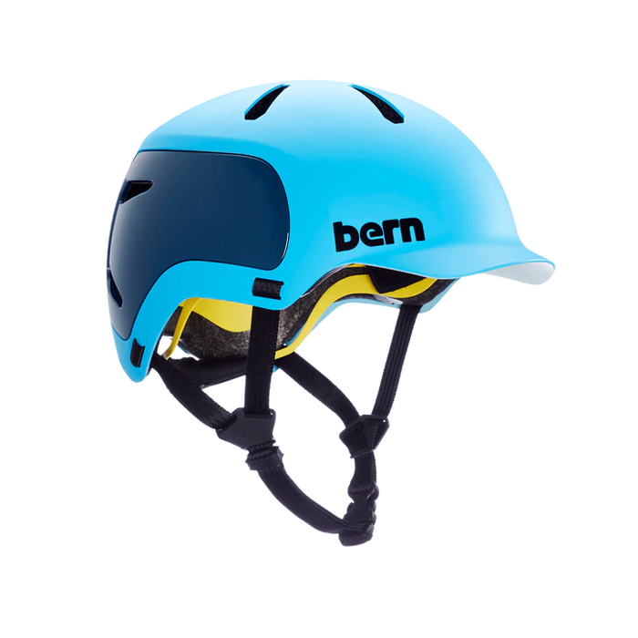 Bern Watts 2.0 MIPS Helmet - Matt Ocean Blue - Cambria Bike