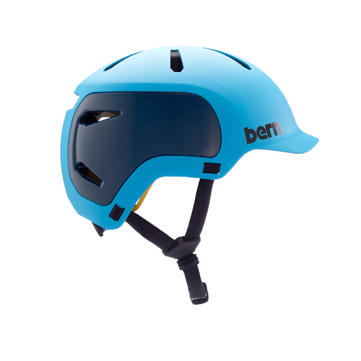 Bern Watts 2.0 MIPS Helmet - Matt Ocean Blue