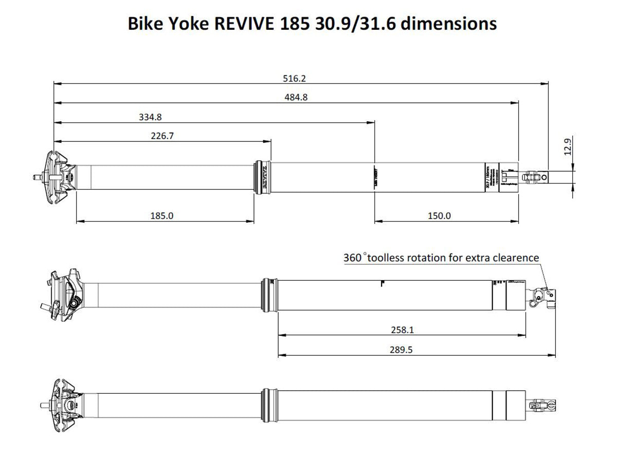 Bike Yoke Revive Dropper Post