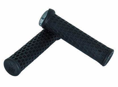 Bike Yoke Grippy Lock On Grips - Black Black  