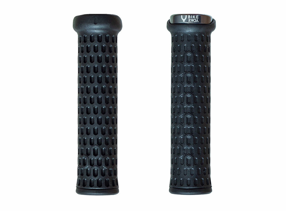 Bike Yoke Grippy Lock On Grips - Black