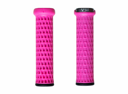 Bike Yoke Grippy Lock On Grips - Pink