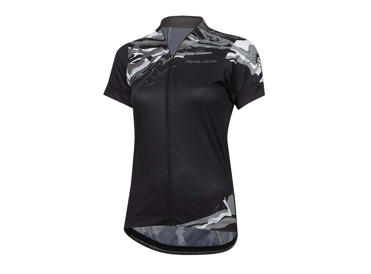 Pearl Izumi LTD Short Sleeve MTB Jersey - Womens - Black-Smoked-Pearl Phyllite Black - Smoked Pearl Phyllite Large 