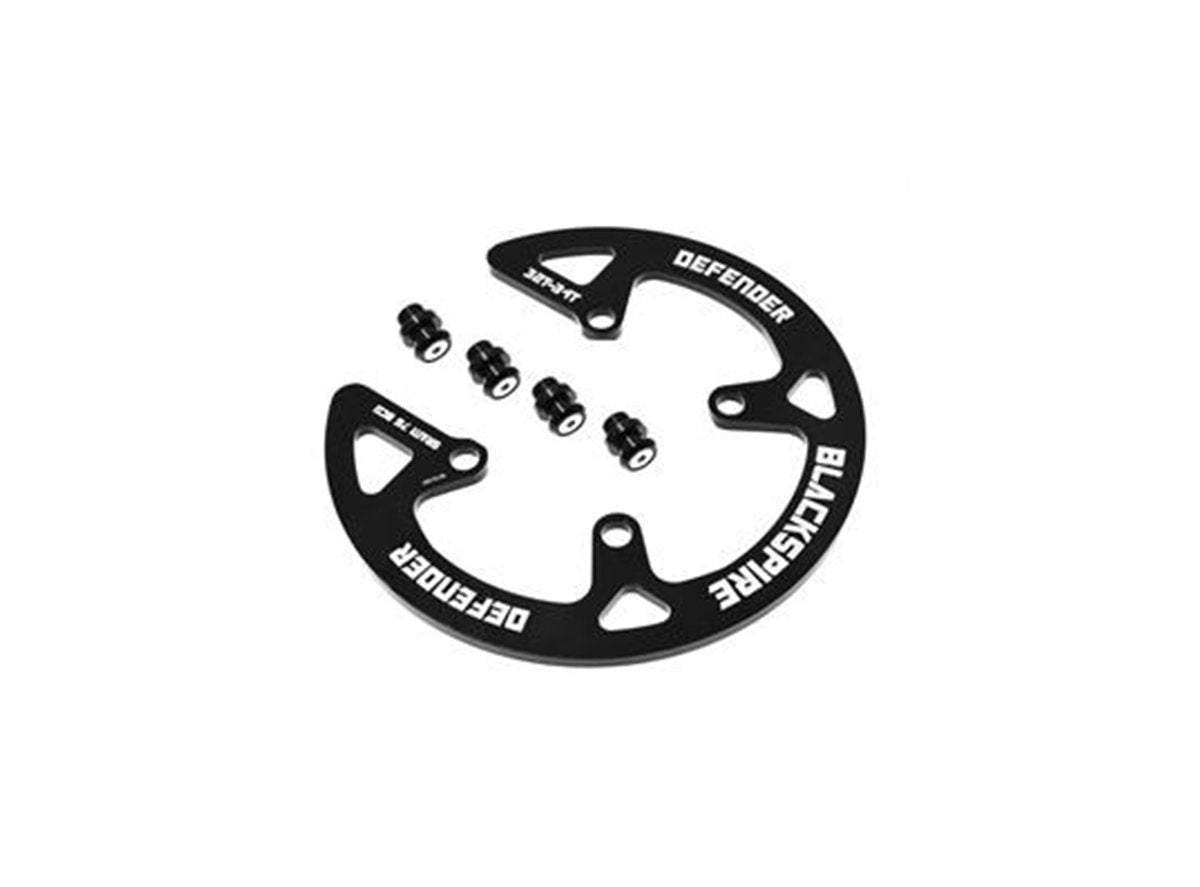 Blackspire Defender Bash Guard - Black Black 34t - 76mm 6 Bolt