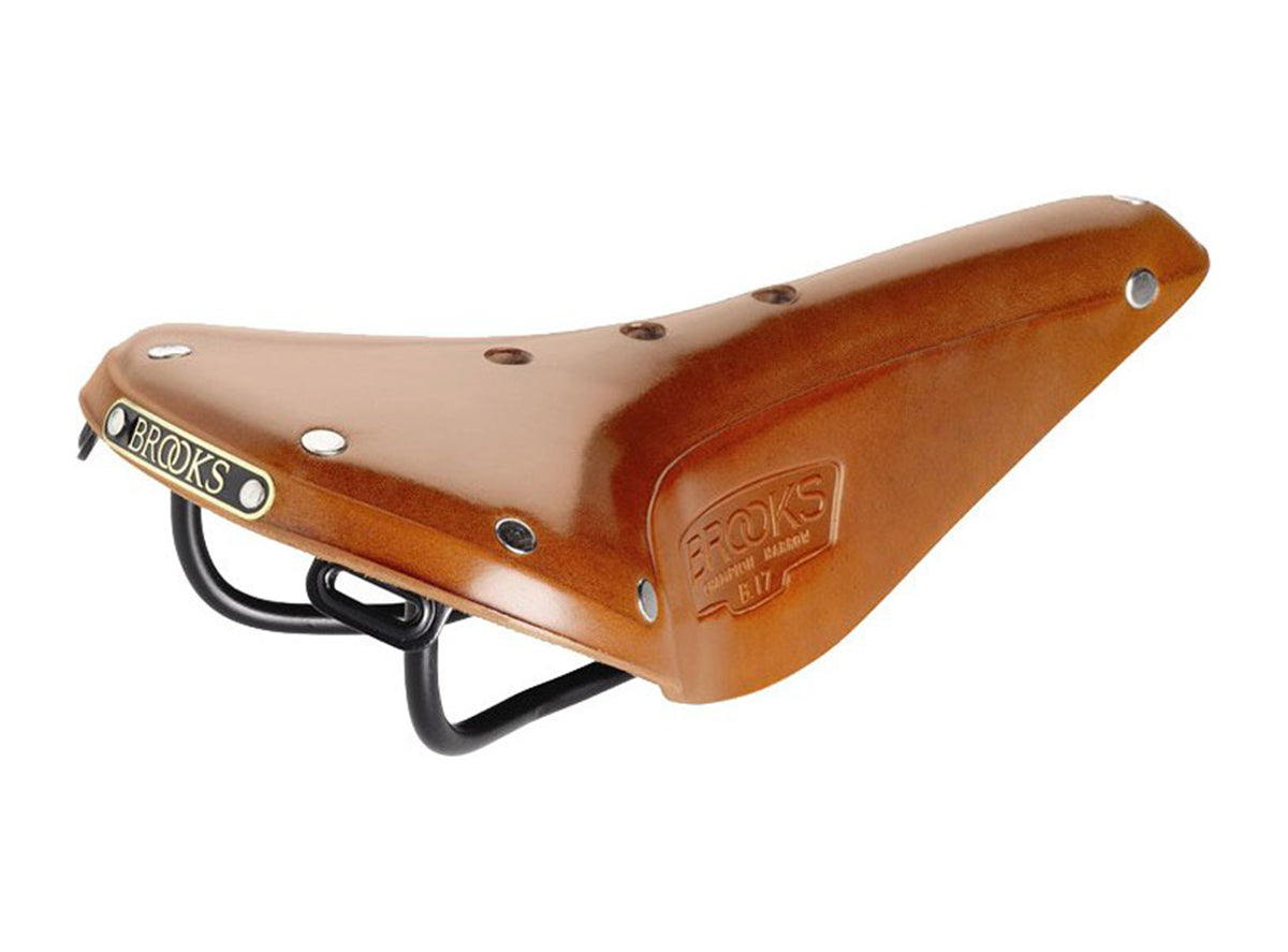 Brooks England Classic B17 Leather Saddle - Narrow - Honey