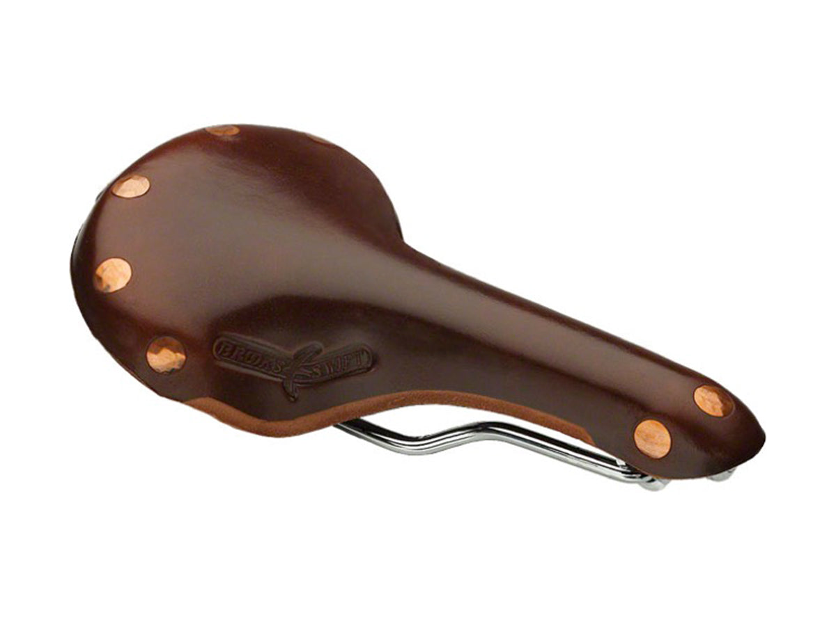 Brooks England Swift Classic Leather Saddle - Antique Brown