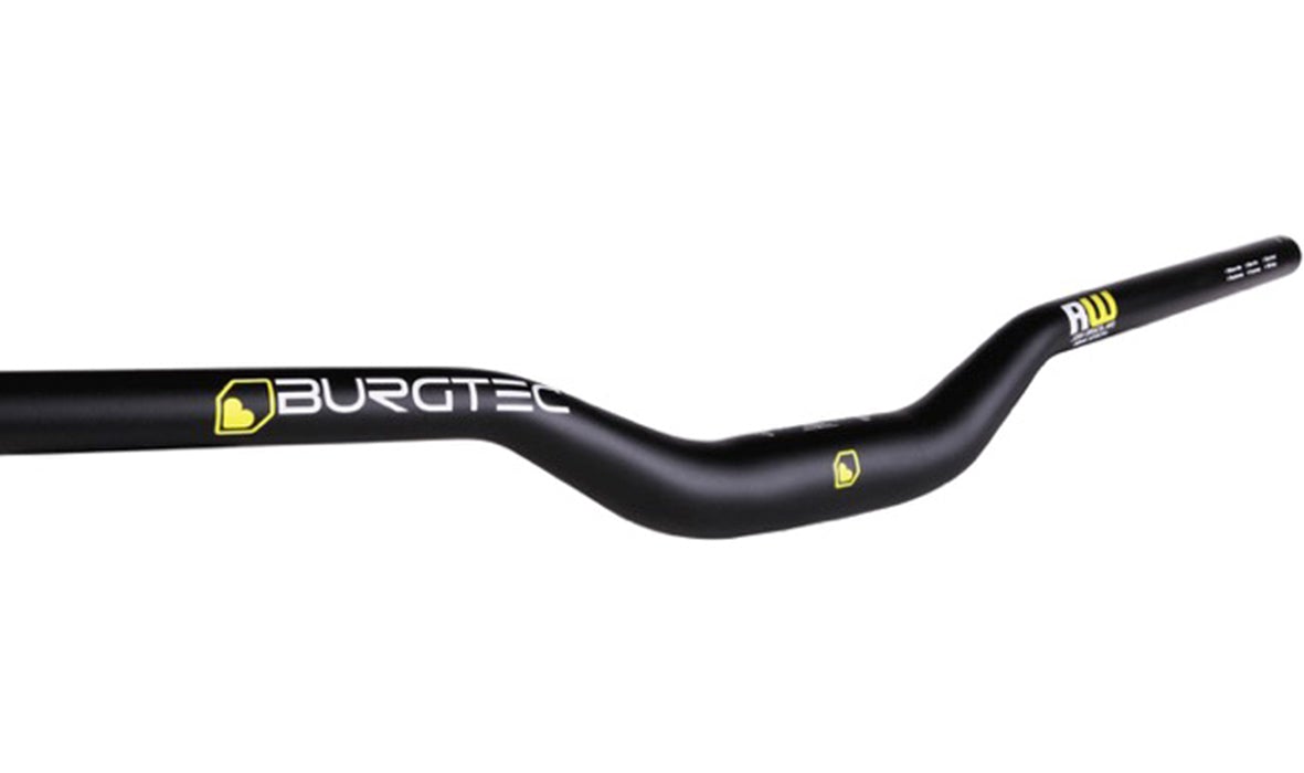 Burgtec Josh Bryceland RideWider Riser Handlebar - Black Black 35.0mm - 800mm 50mm Rise