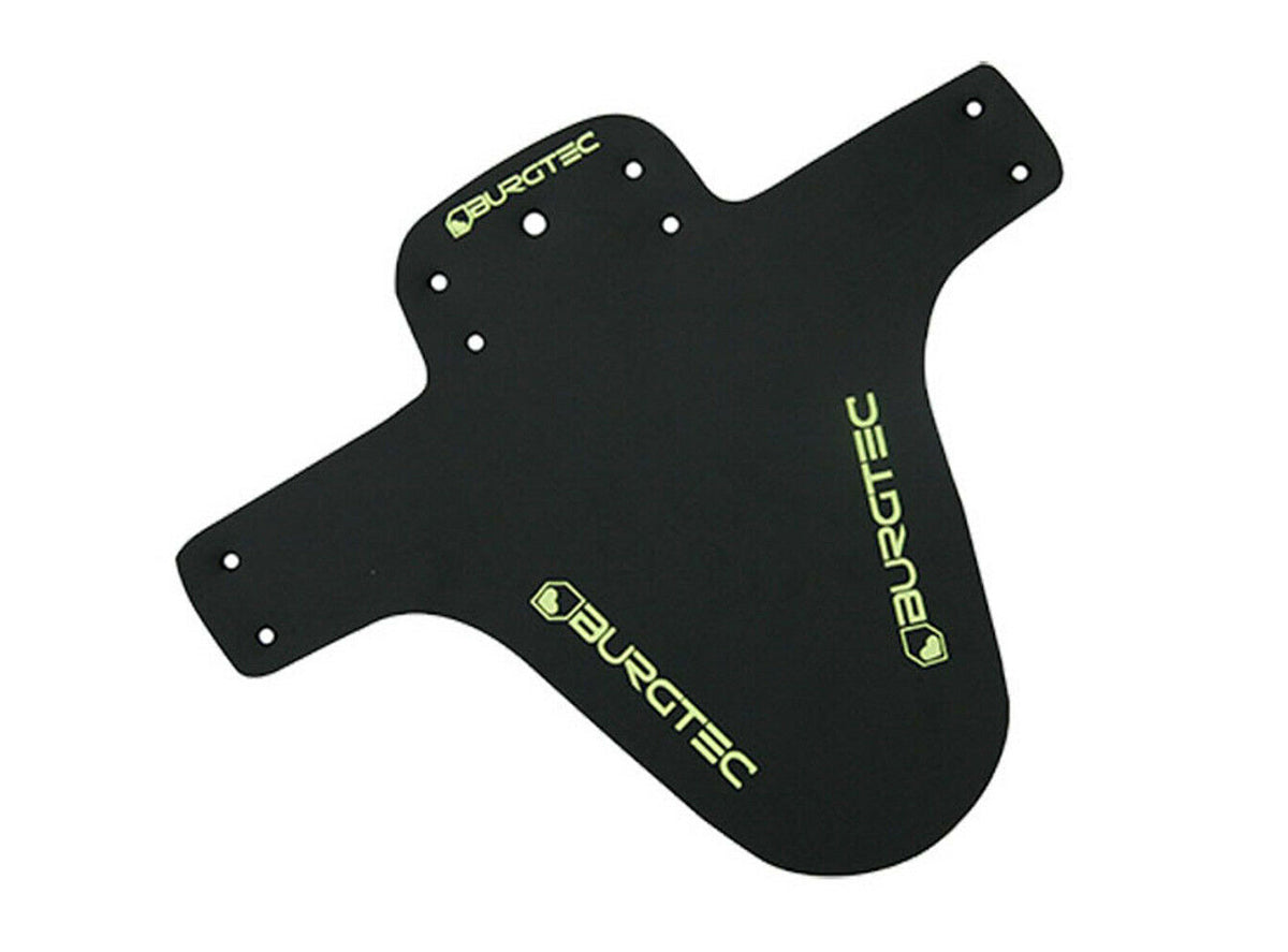 Burgtec Mudguard Fender - Black Black Front 