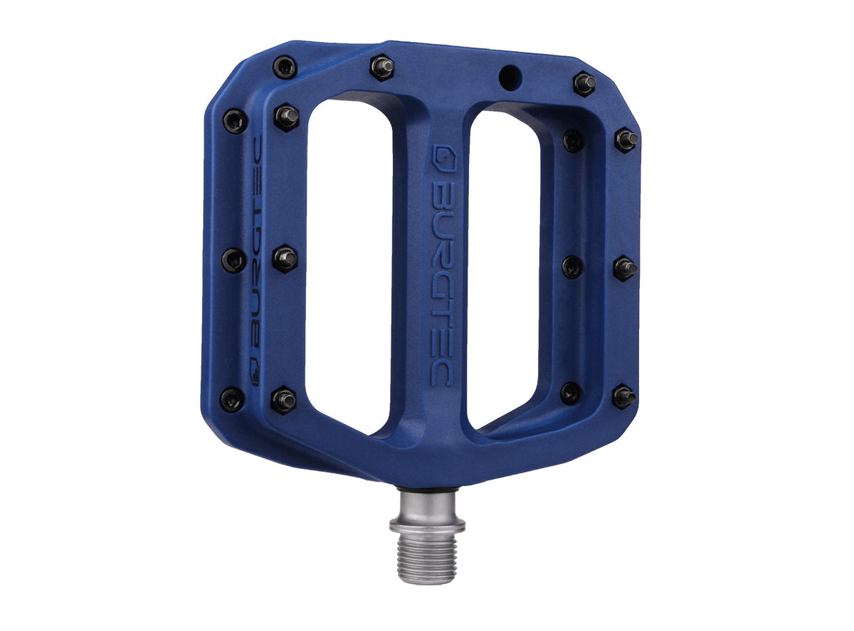 Burgtec MK4 Composite Flat Pedals - Deep Blue Deep Blue  