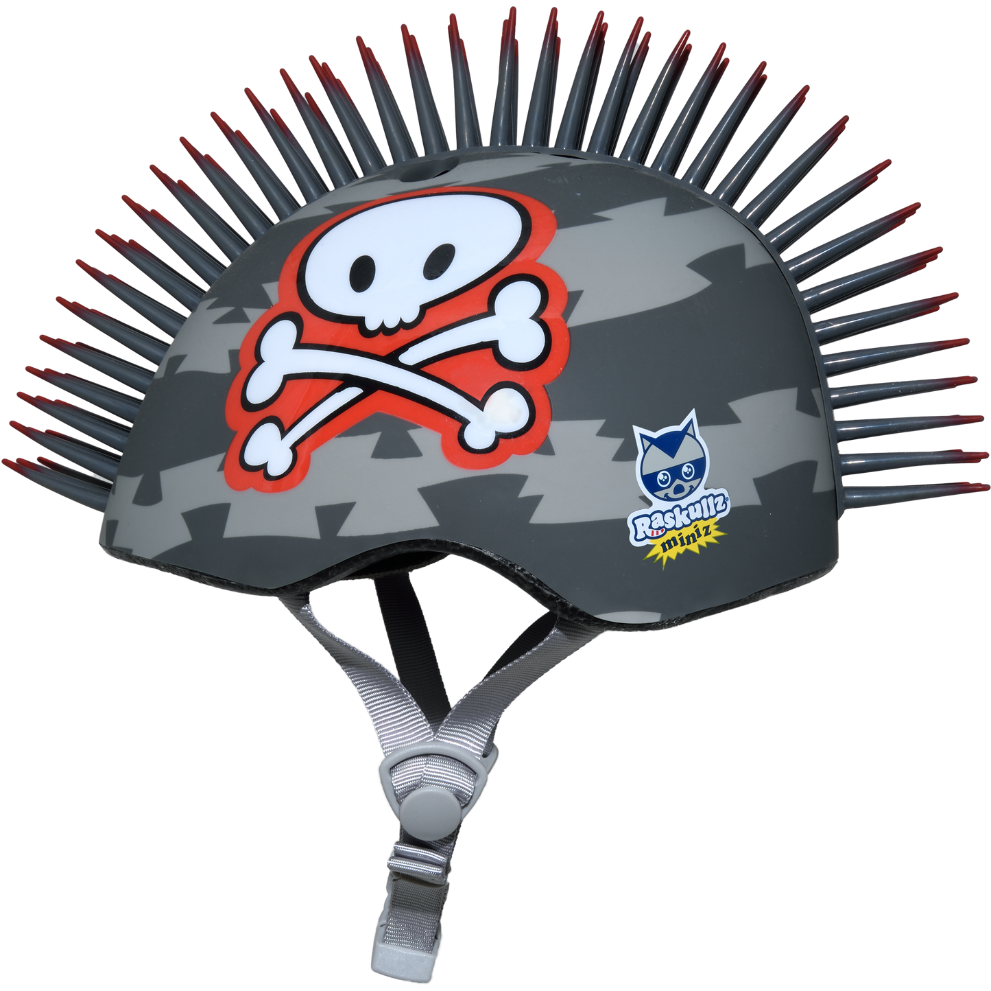 C.Preme Raskullz Infant Safety Helmet - 1 Plus - Miniz: Lil Pirate Mohawk-Gray Miniz: Lil Pirate Mohawk - Gray One Size 