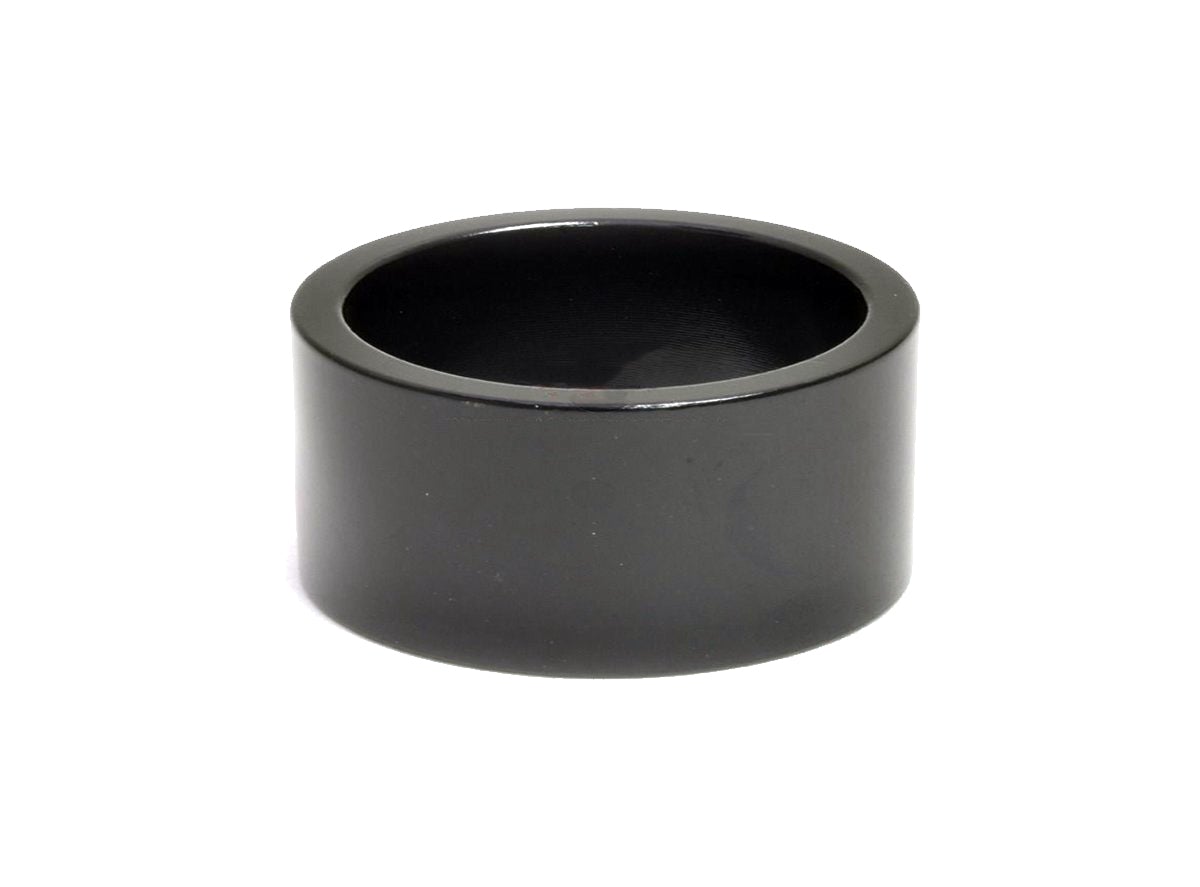 CBO Steel Headset Spacer - 1" x 15mm - Black Black 1" 