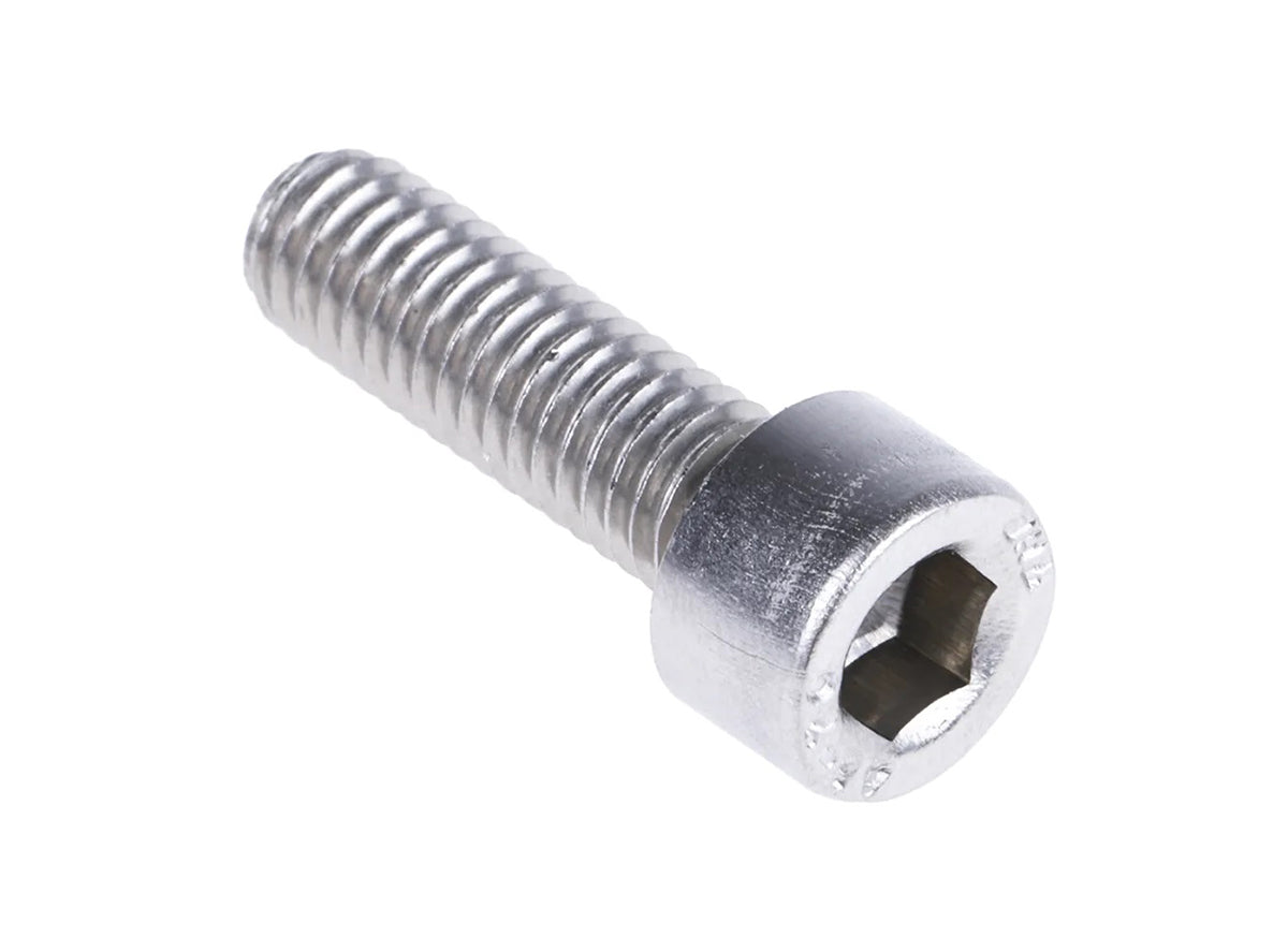 CBO Generic M6 Stainless Steel Bolt - Silver Silver M6x1x20mm 