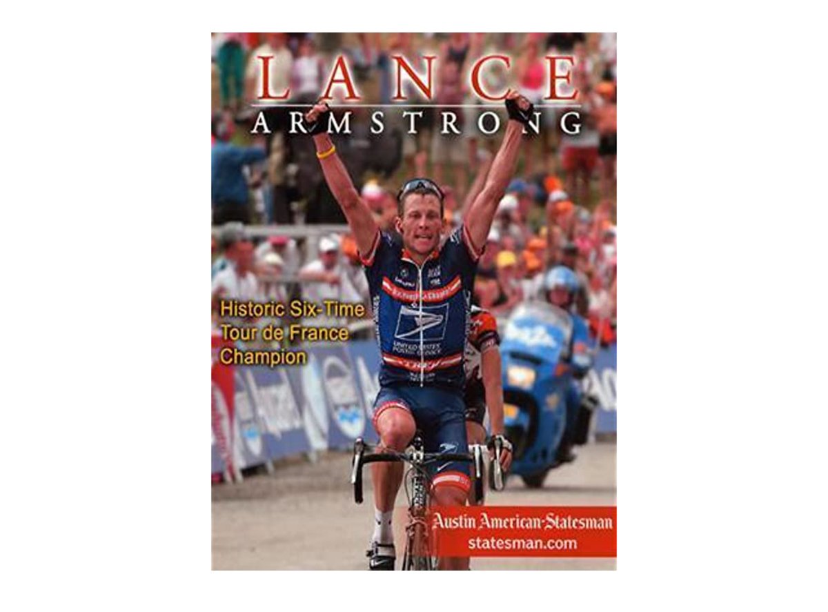 CBO Lance Armstong - Historic Six-Time Tour De France Champion - Red Red  