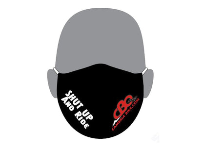 CBO Shut Up and Ride Face Mask - Black Black One Size Each