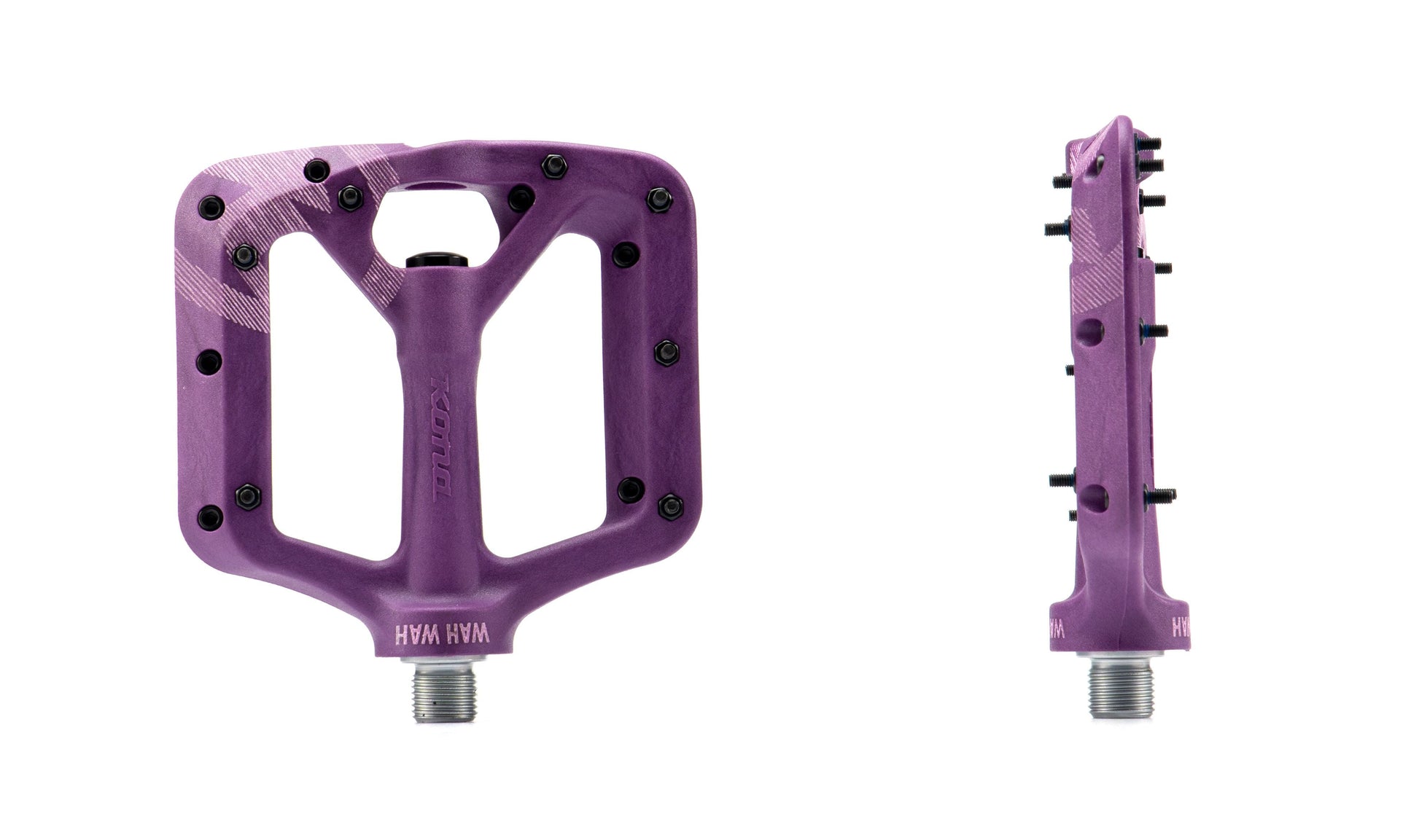 Kona Wah Wah 2 Composite Pedals - Small - Purple Purple  