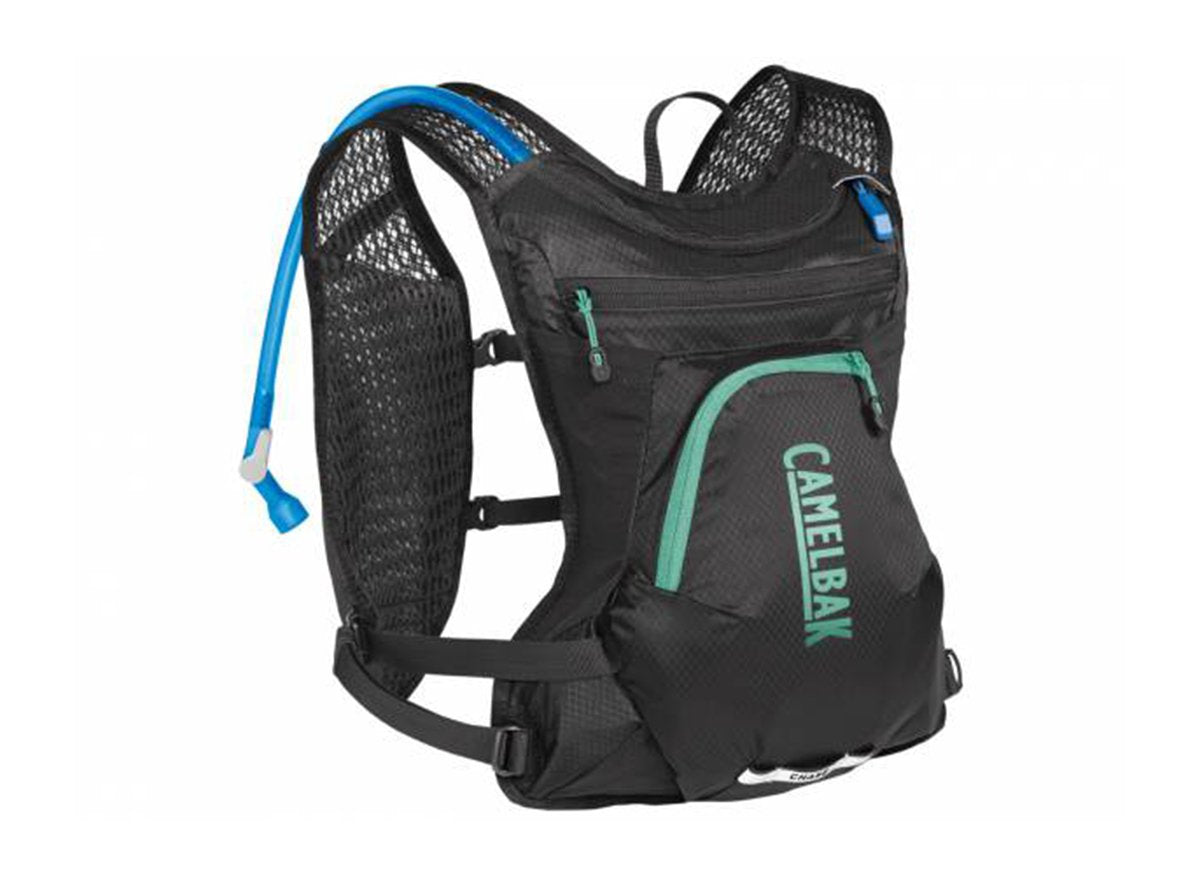 Camelbak Chase Hydration Vest - 50oz - Womens - Black-Mint - 2021 Black - Mint 1.5L - 50oz Hydration Capacity 