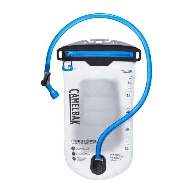 Camelbak Fusion Reservoir - Tru Zip Waterproof Zipper - 3L Clear  