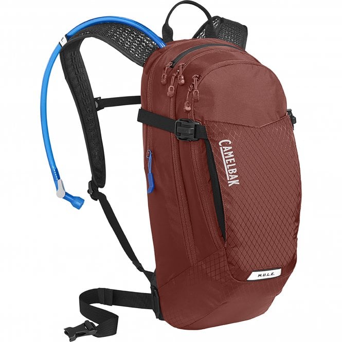 Camelbak M.U.L.E. 12 Hydration Pack - Fired Brick-Black - 2022 Fired Brick - Black  