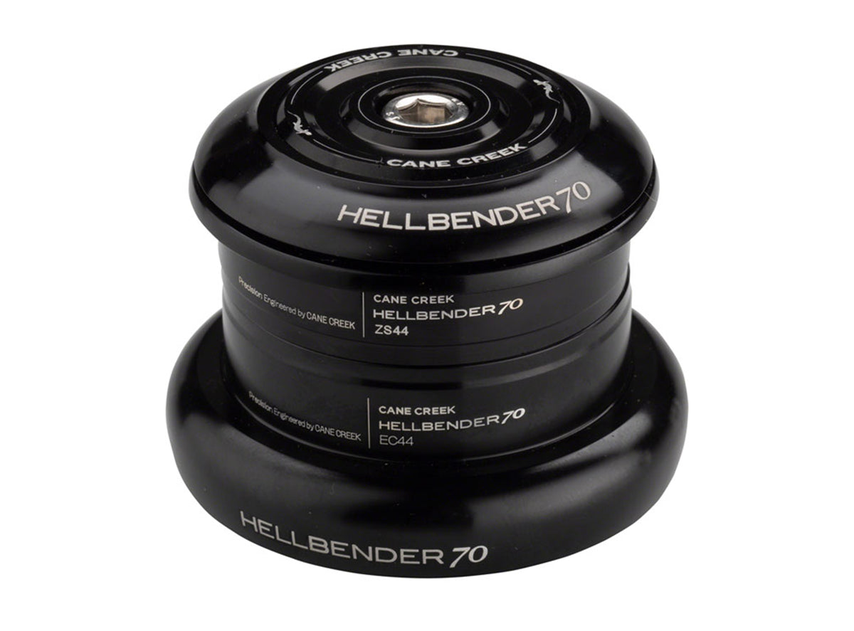 Cane Creek 70 Series Hellbender Headset - Zero Stack/External Cup - Black Black ZS44/28.6 I EC44/40 