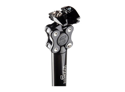 Cane Creek EESILK 2.0 Carbon Suspension Seatpost - 31.6 - Black Black 31.6mm - 350mm 