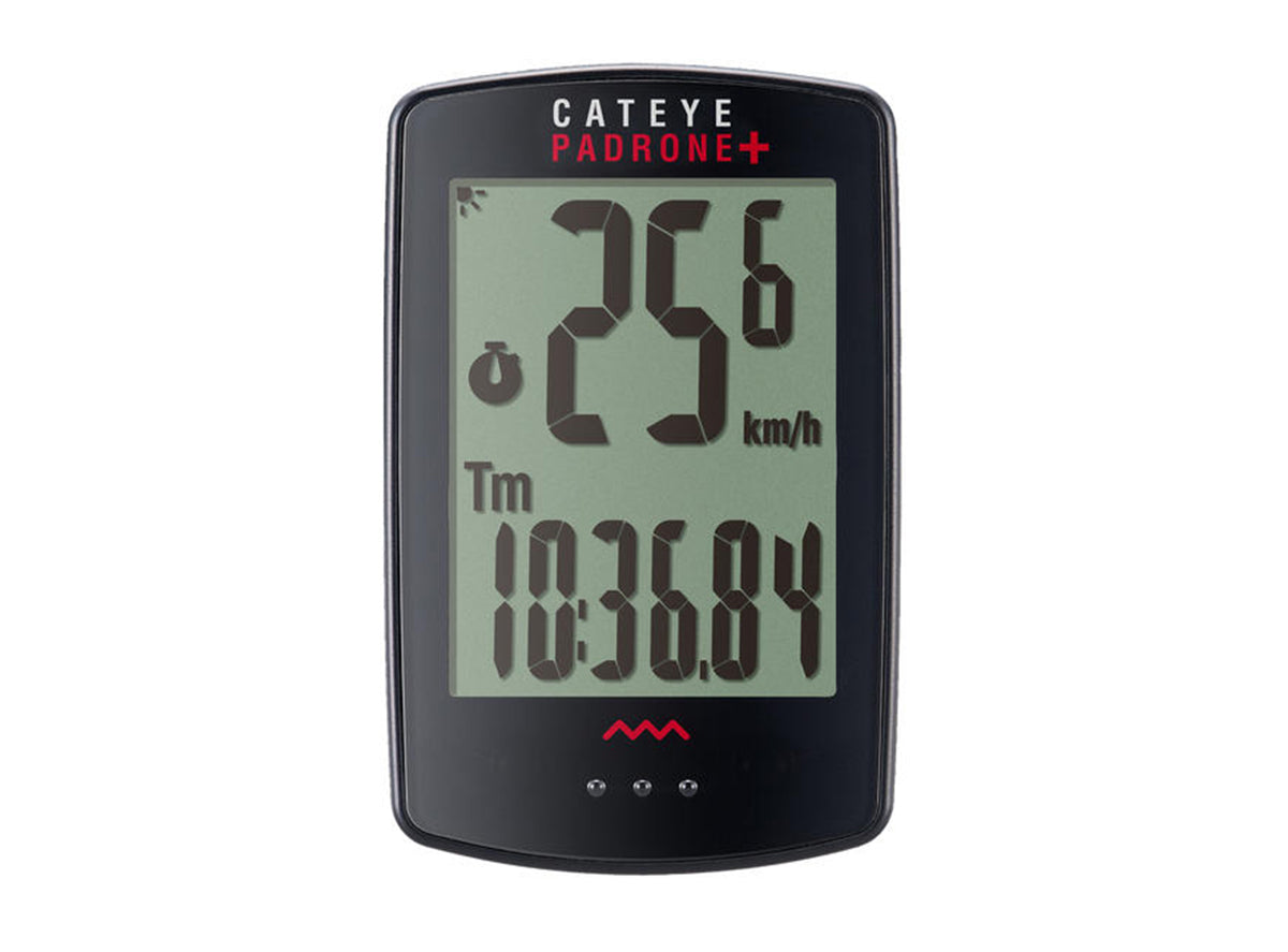 Cateye Padrone+ Wireless Bike Computer Black  