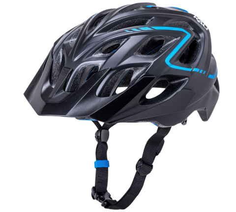 Kali Chakra Plus Reflex MTB Helmet - Matt Black-Blue Matt Black - Blue Large/X-Large 