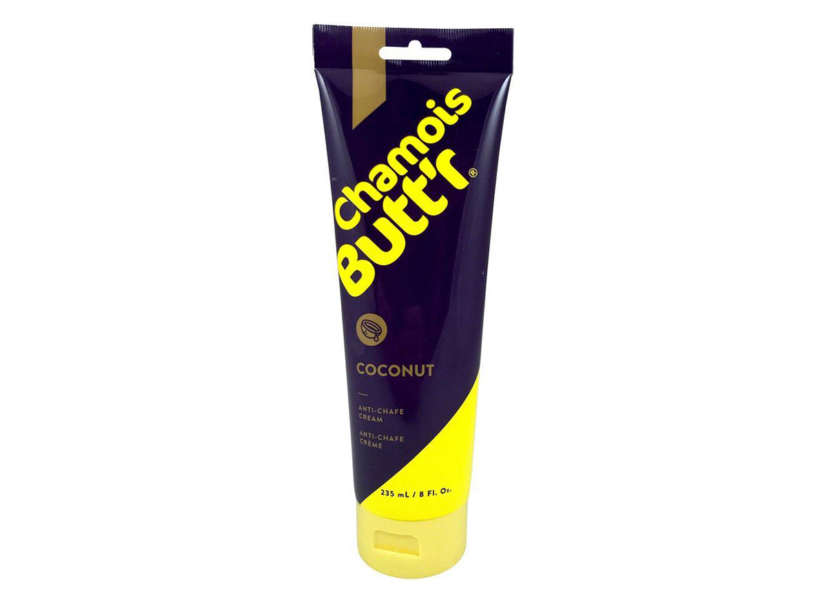Chamois Butt'r Coconut 8oz Tube - Purple-Yellow Purple - Yellow  