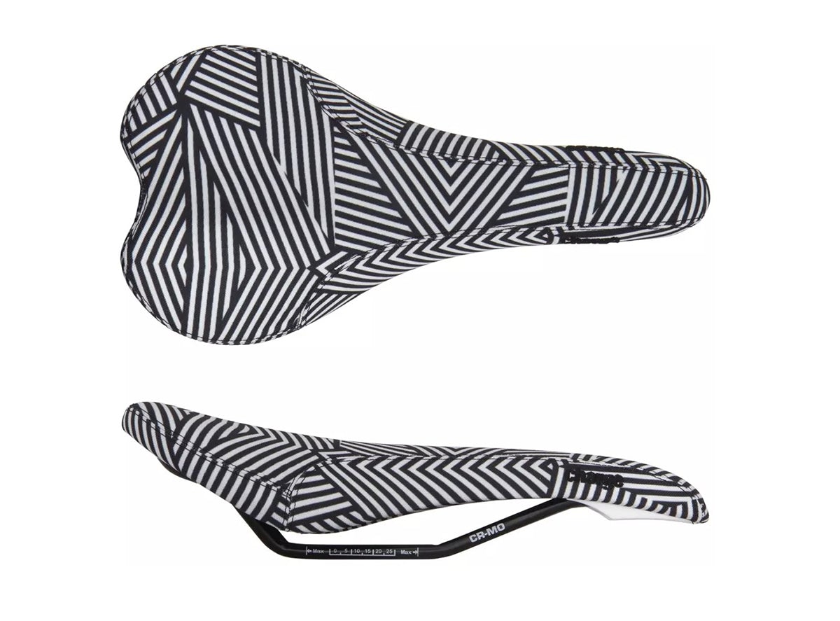 Charge Bikes Spoon CrMo MTB Saddle - Dazzle Dazzle  