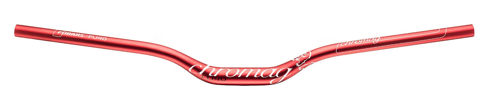 Chromag Fubar FU40 Riser Handlebar - Ano Red Ano Red 31.8mm - 780mm 40mm