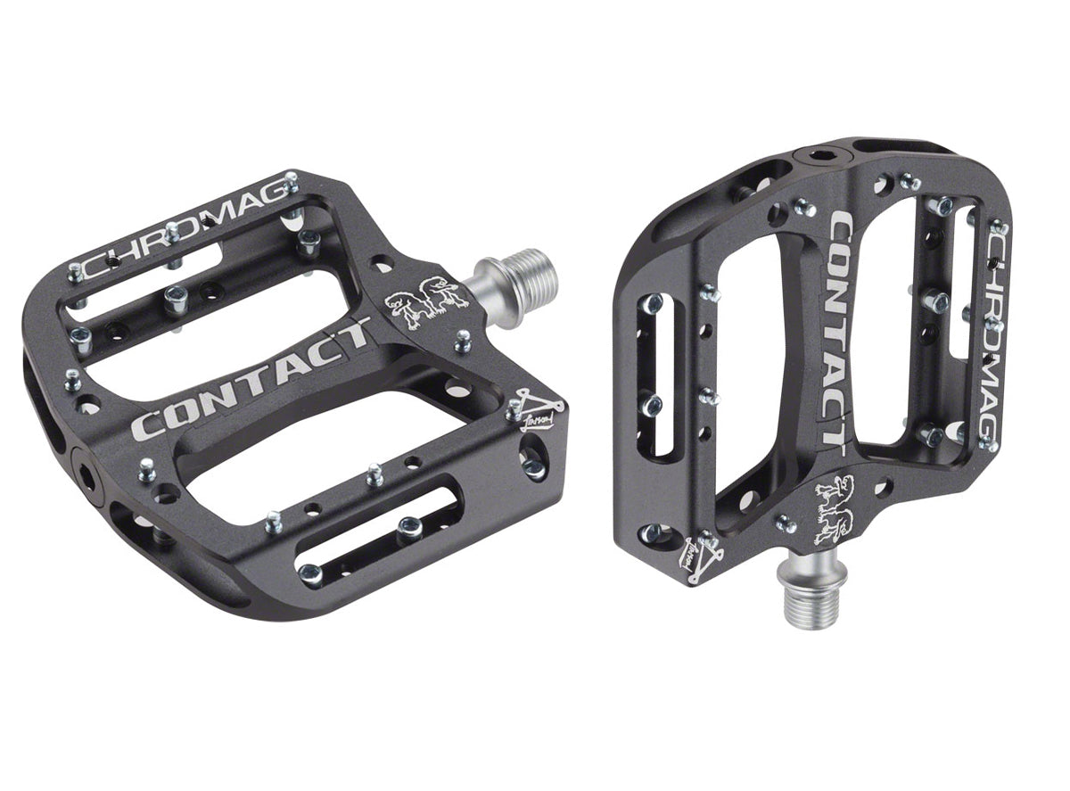 Chromag Contact Platform Pedals - Black Black  