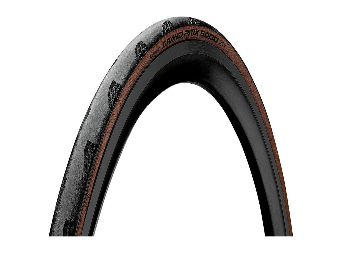 Continental Grand Prix 5000 700c Folding Road Tire Black Transparent Skinwall