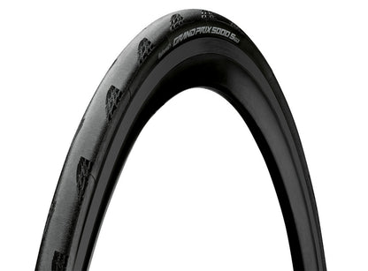 Continental Grand Prix 5000 S 700c Tubeless Road Tire -  Black Black 25c 