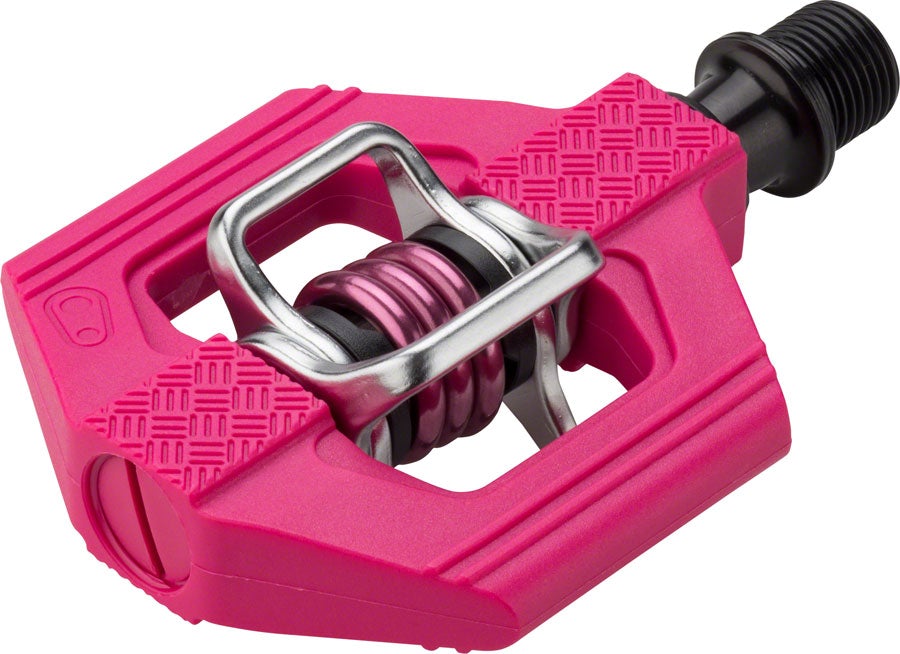 Pink bicycle sales pedals