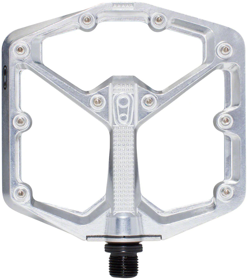 Crank Brothers Limited Edition Stamp 7 Pedals - High Polish Silver High Polish Silver Large 